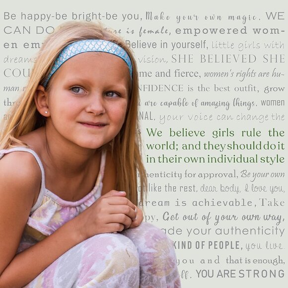 Girls Mermaid Headbands Elastic Non Slip Stretch Party Favors Kids Accessories - Picture 7 of 9